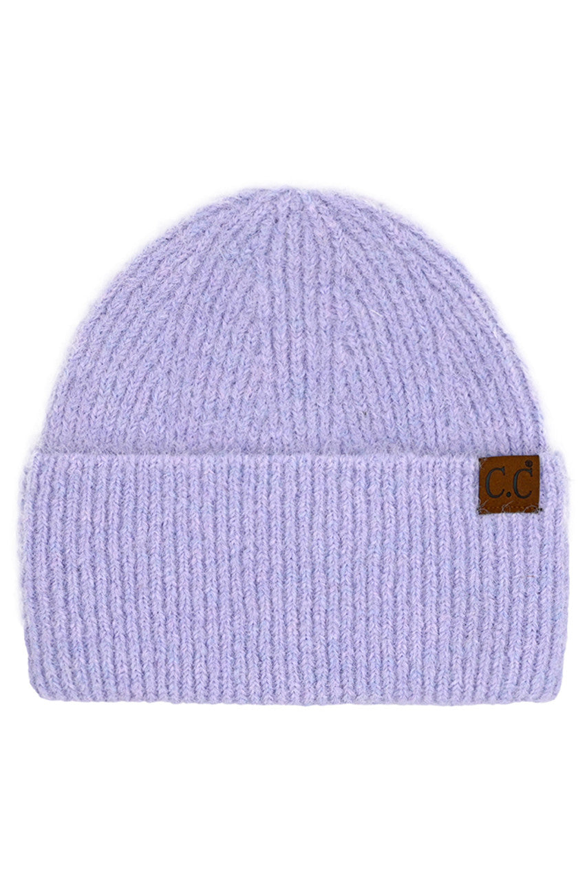 C.C Mohair Feel Wide Cuff Beanie
